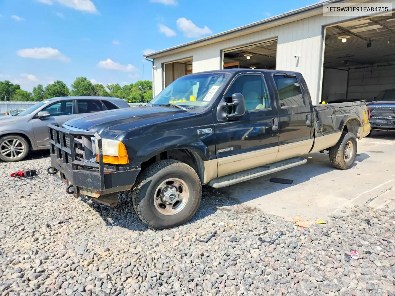 2001 Ford F350 Srw Super Duty VIN: 1FTSW31F91EA84755 Lot: 55766456