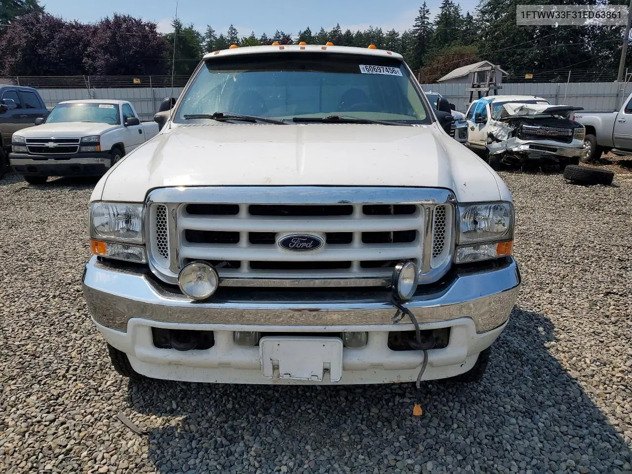 2001 Ford F350 Super Duty VIN: 1FTWW33F31ED63861 Lot: 60697456