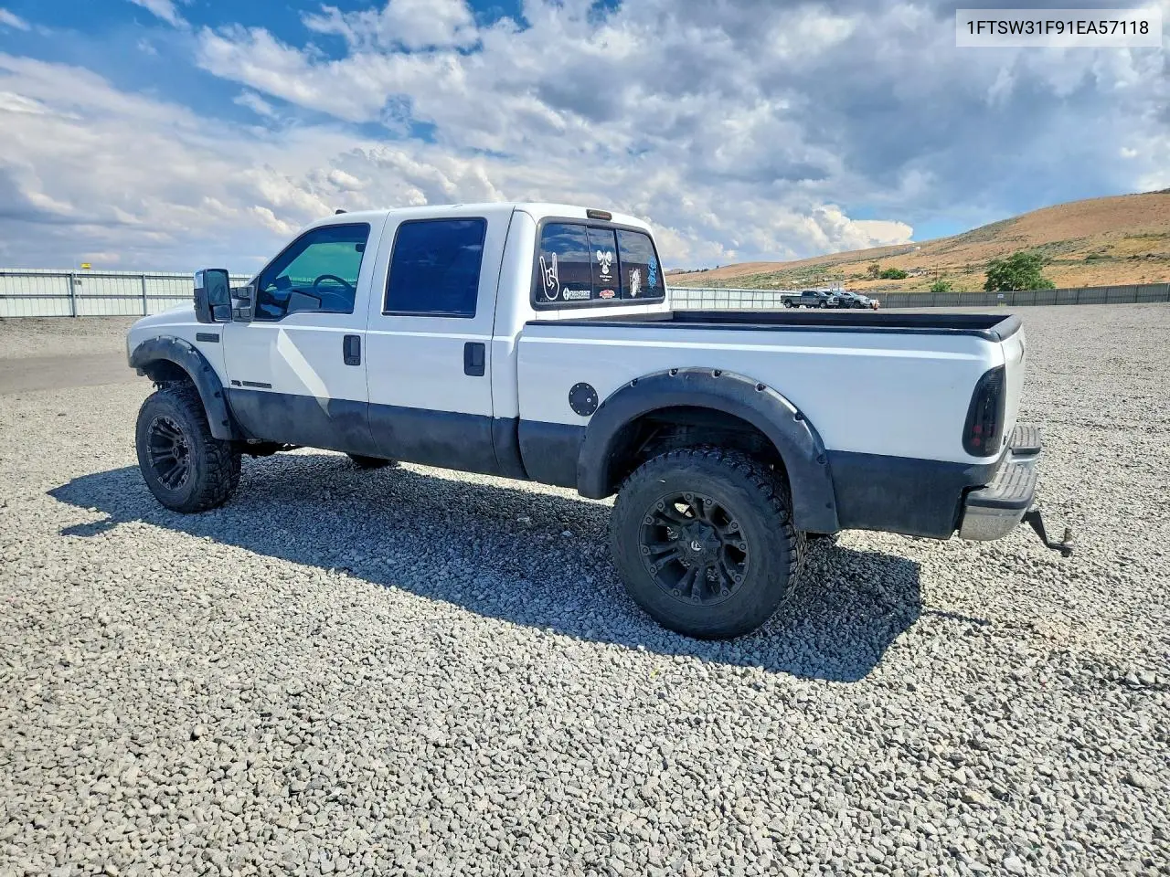 2001 Ford F350 Srw Super Duty VIN: 1FTSW31F91EA57118 Lot: 61053196