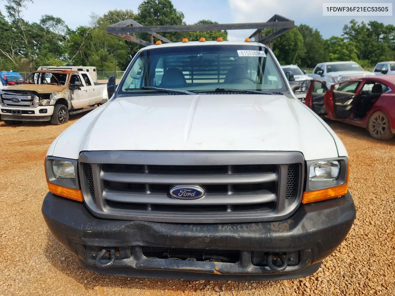 2001 Ford F350 Super Duty VIN: 1FDWF36F21EC53505 Lot: 61533896