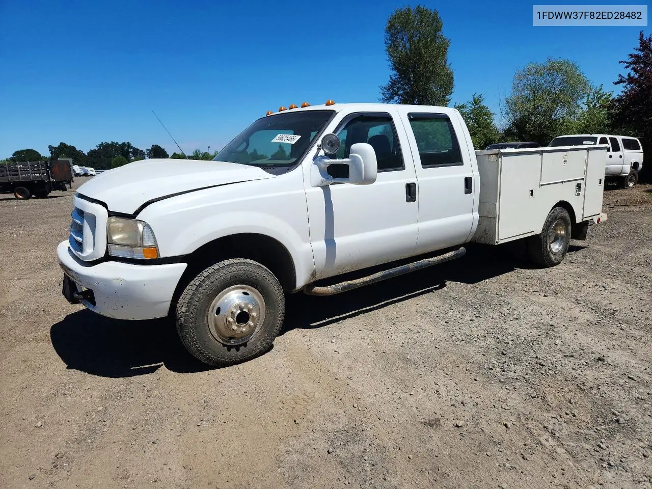 2002 Ford F350 Super Duty VIN: 1FDWW37F82ED28482 Lot: 59625466