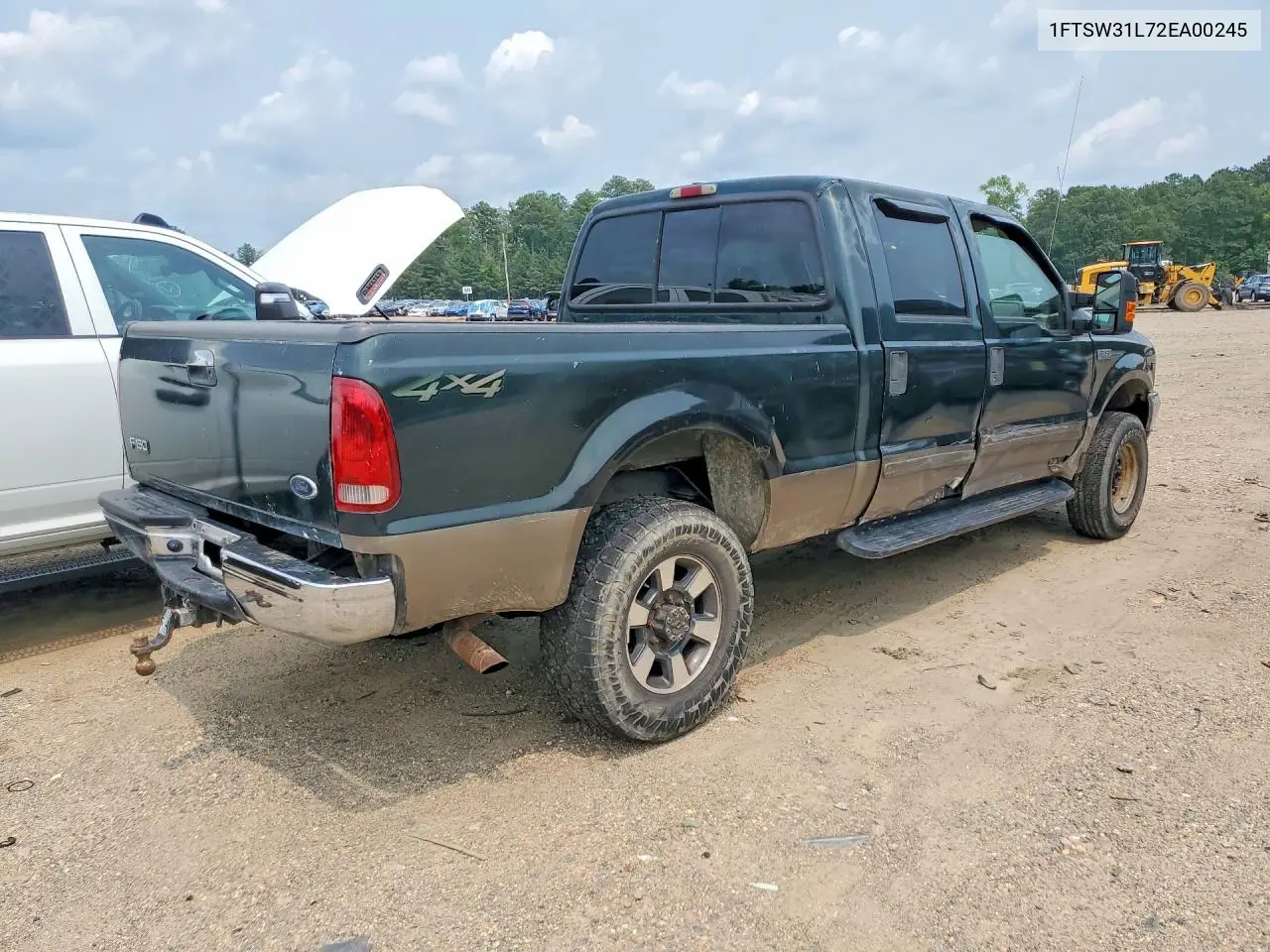 2002 Ford F350 Srw Super Duty VIN: 1FTSW31L72EA00245 Lot: 59691616