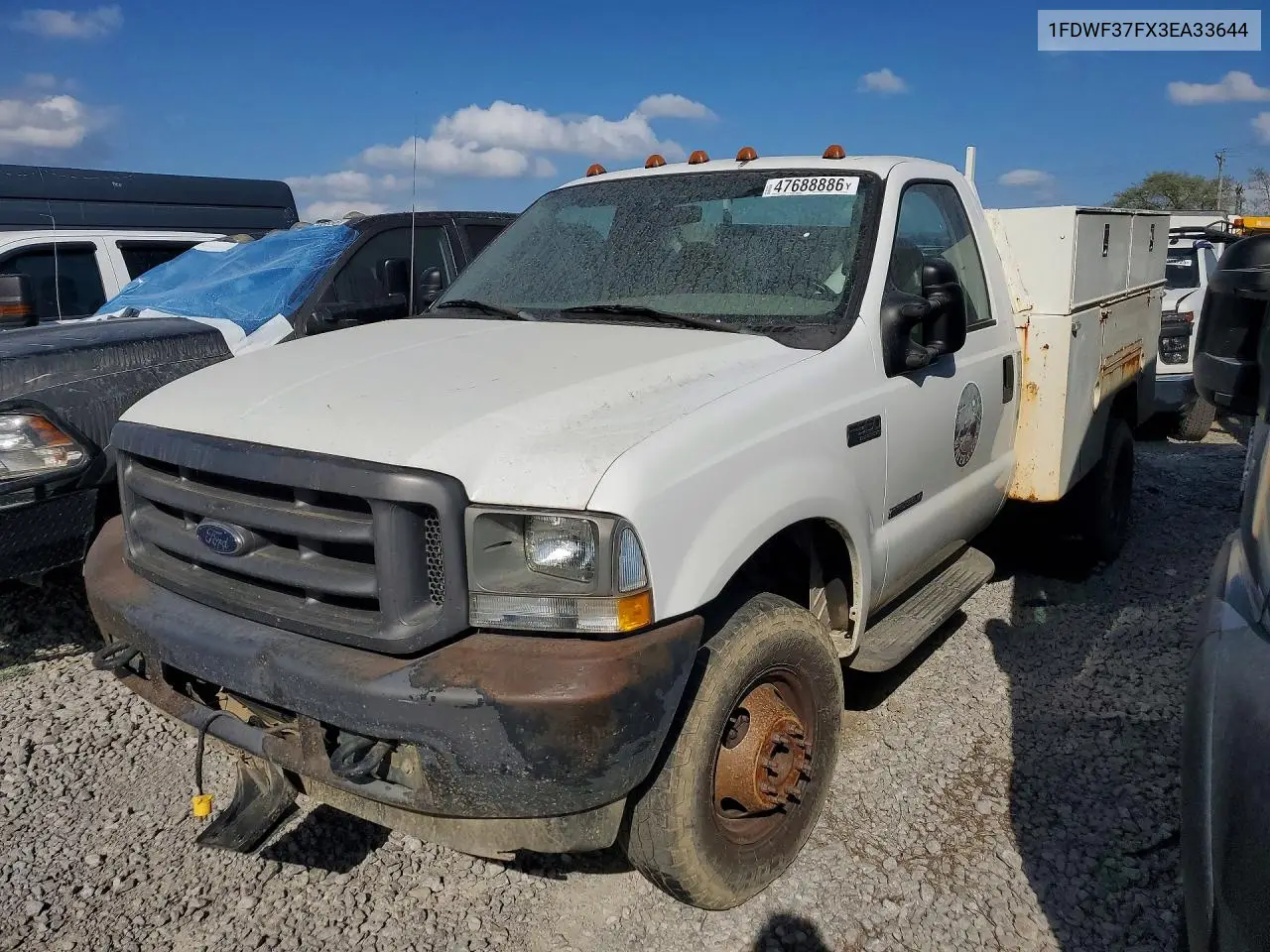 2003 Ford F350 Super Duty Utility / Service Truck VIN: 1FDWF37FX3EA33644 Lot: 47688886