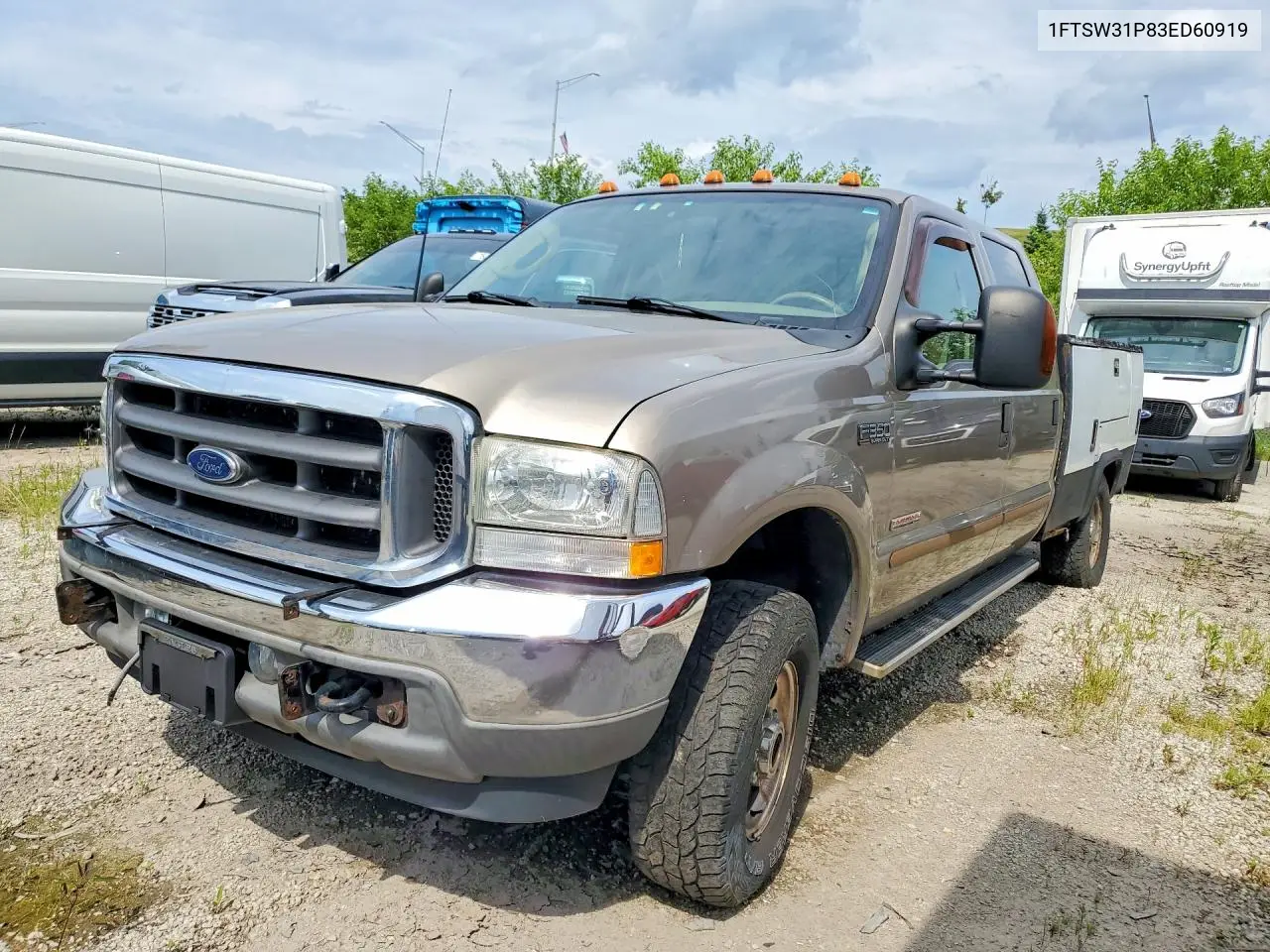 2003 Ford F350 Srw Super Duty VIN: 1FTSW31P83ED60919 Lot: 59847896