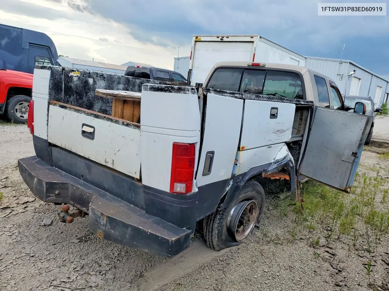 2003 Ford F350 Srw Super Duty VIN: 1FTSW31P83ED60919 Lot: 59847896
