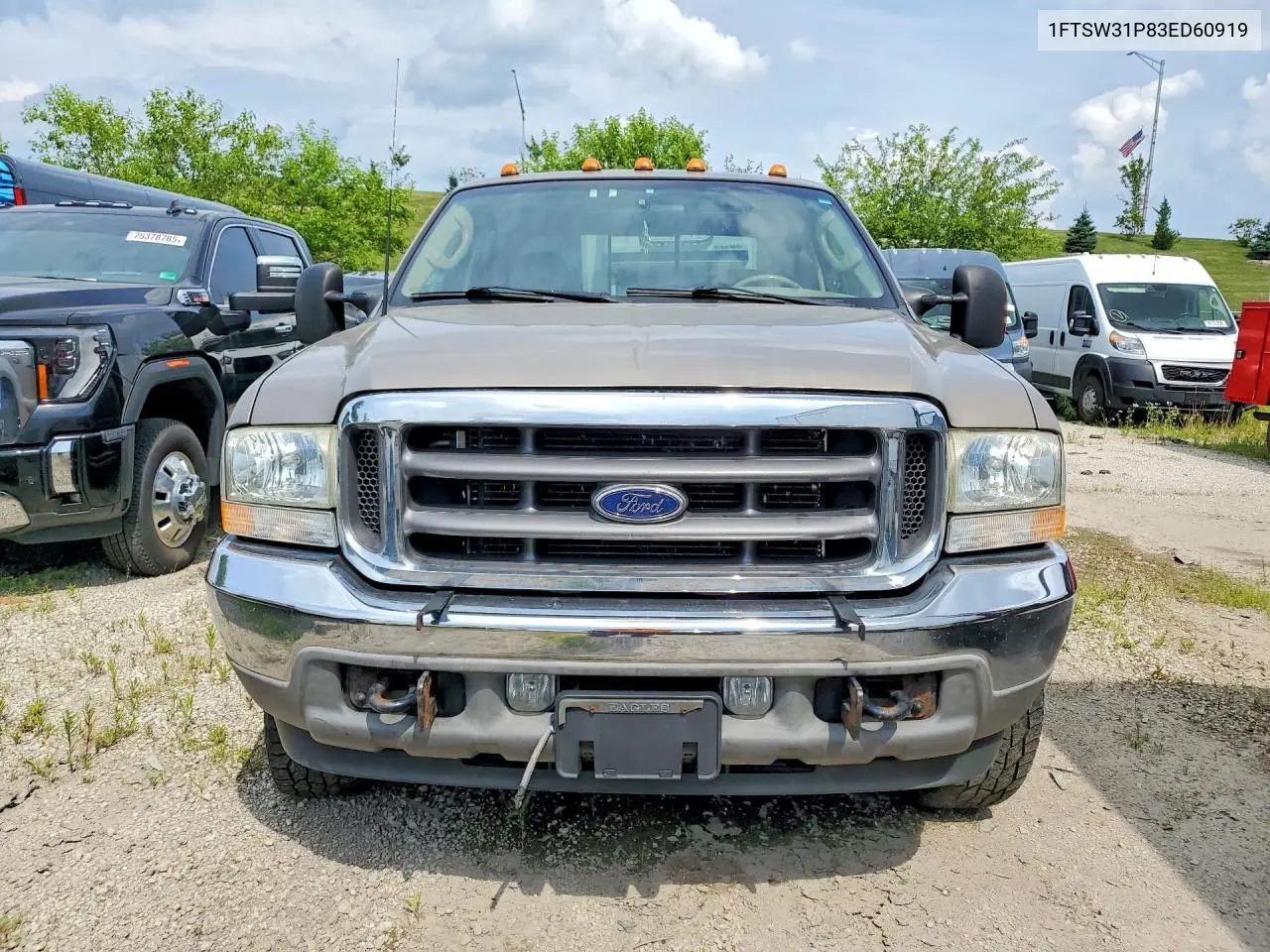 2003 Ford F350 Srw Super Duty VIN: 1FTSW31P83ED60919 Lot: 59847896