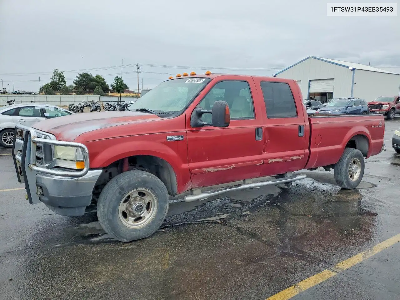 2003 Ford F350 Srw Super Duty VIN: 1FTSW31P43EB35493 Lot: 60968986