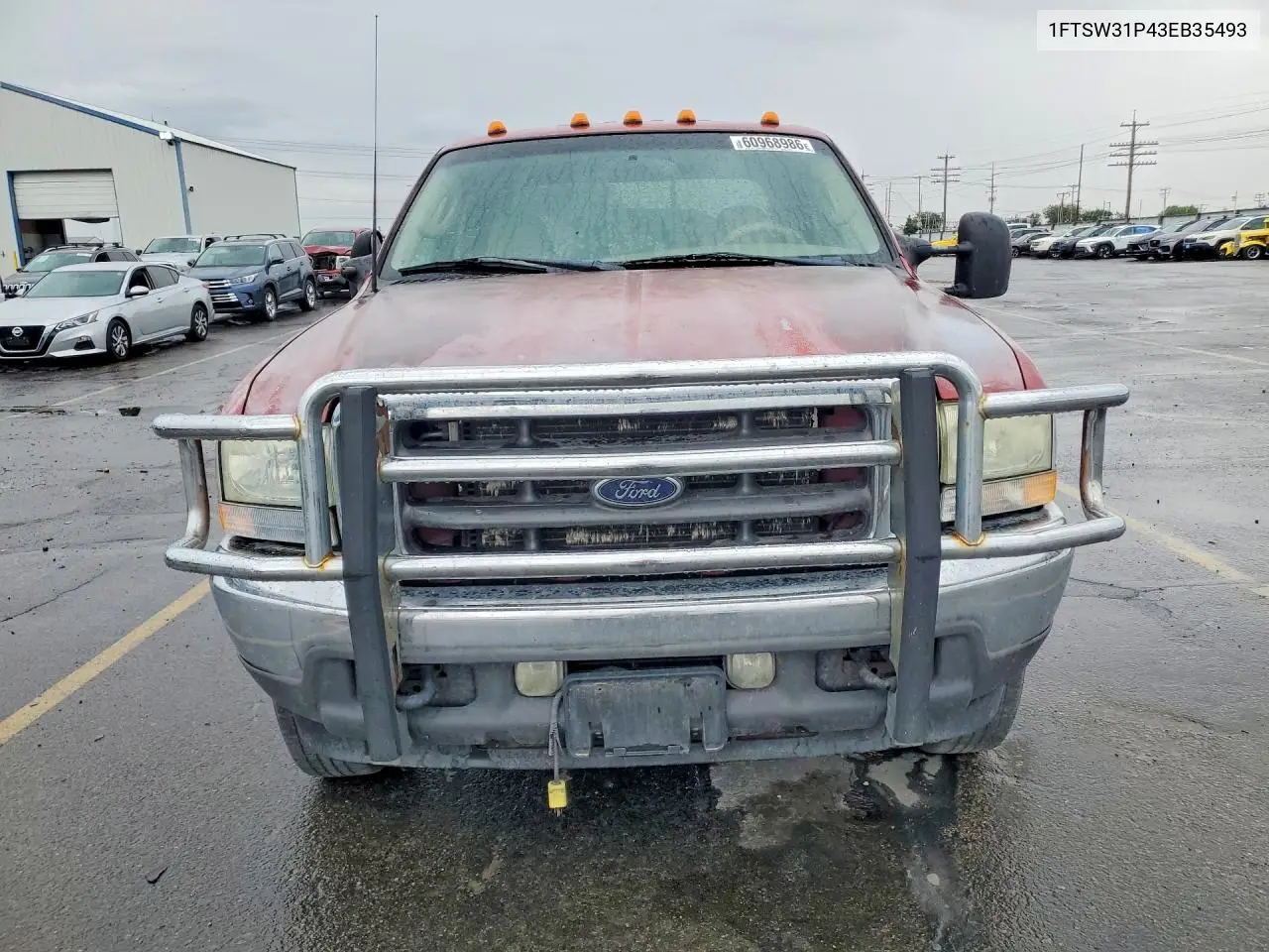 2003 Ford F350 Srw Super Duty VIN: 1FTSW31P43EB35493 Lot: 60968986