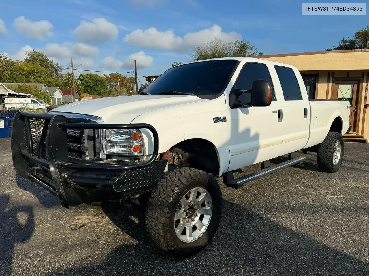 1FTSW31P74ED34393 2004 Ford F350 Srw Super Duty