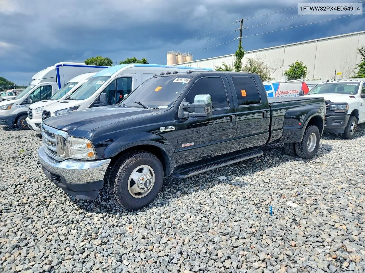 2004 Ford F350 Super Duty VIN: 1FTWW32PX4ED54914 Lot: 58550916
