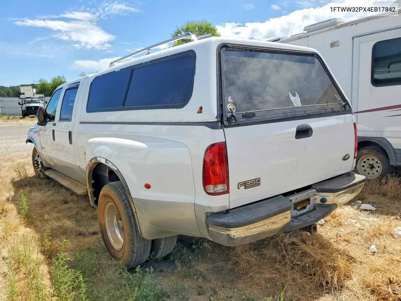 2004 Ford F350 Super Duty VIN: 1FTWW32PX4EB17842 Lot: 60694896