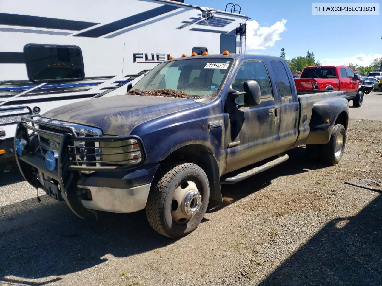 2005 Ford F350 Super Duty VIN: 1FTWX33P35EC32831 Lot: 56522856
