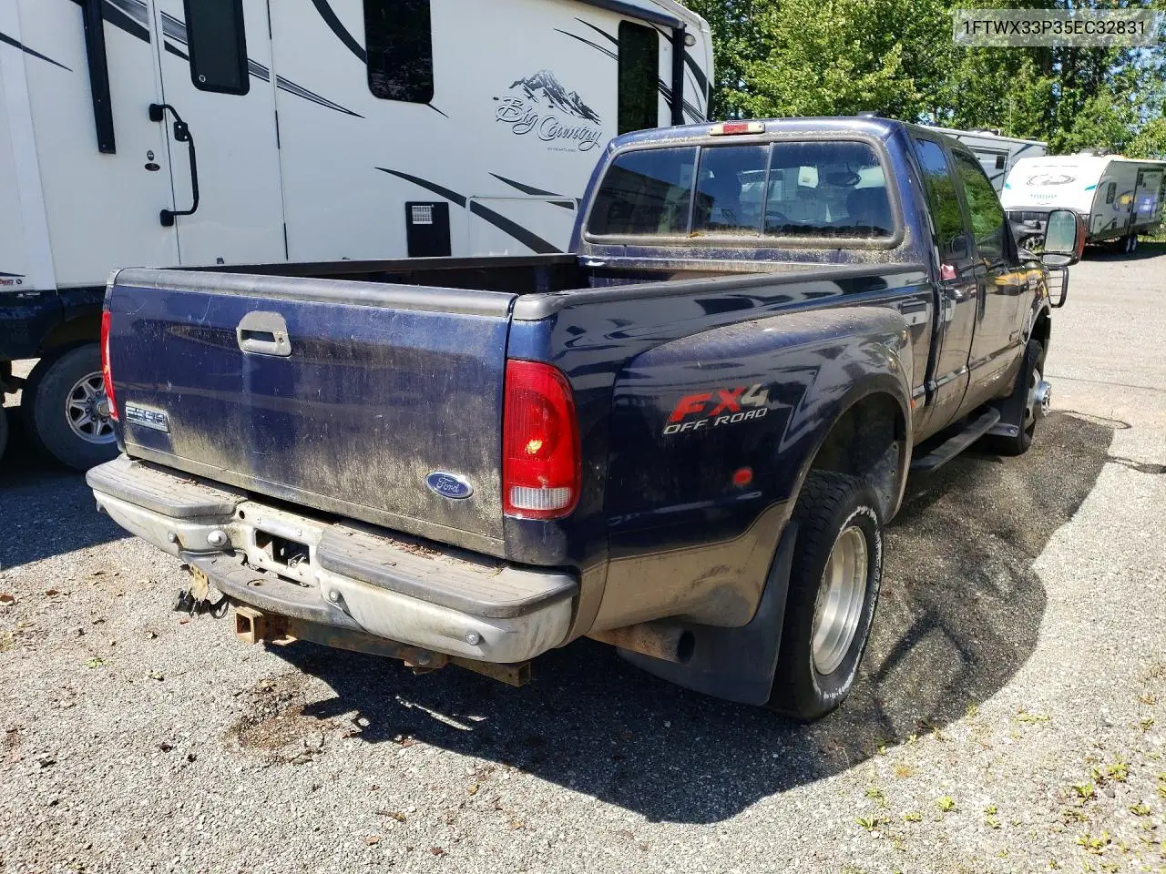 2005 Ford F350 Super Duty VIN: 1FTWX33P35EC32831 Lot: 56522856