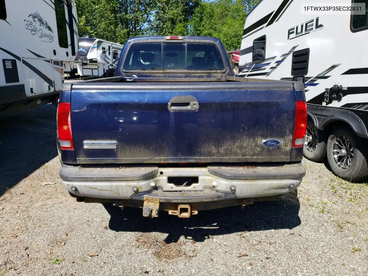 2005 Ford F350 Super Duty VIN: 1FTWX33P35EC32831 Lot: 56522856