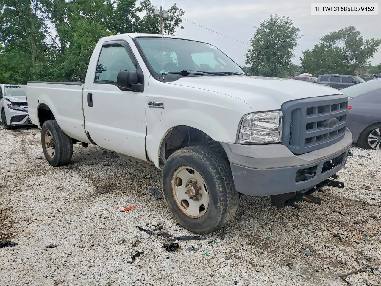 2005 Ford F350 Srw Super Duty VIN: 1FTWF31585EB79452 Lot: 60812426