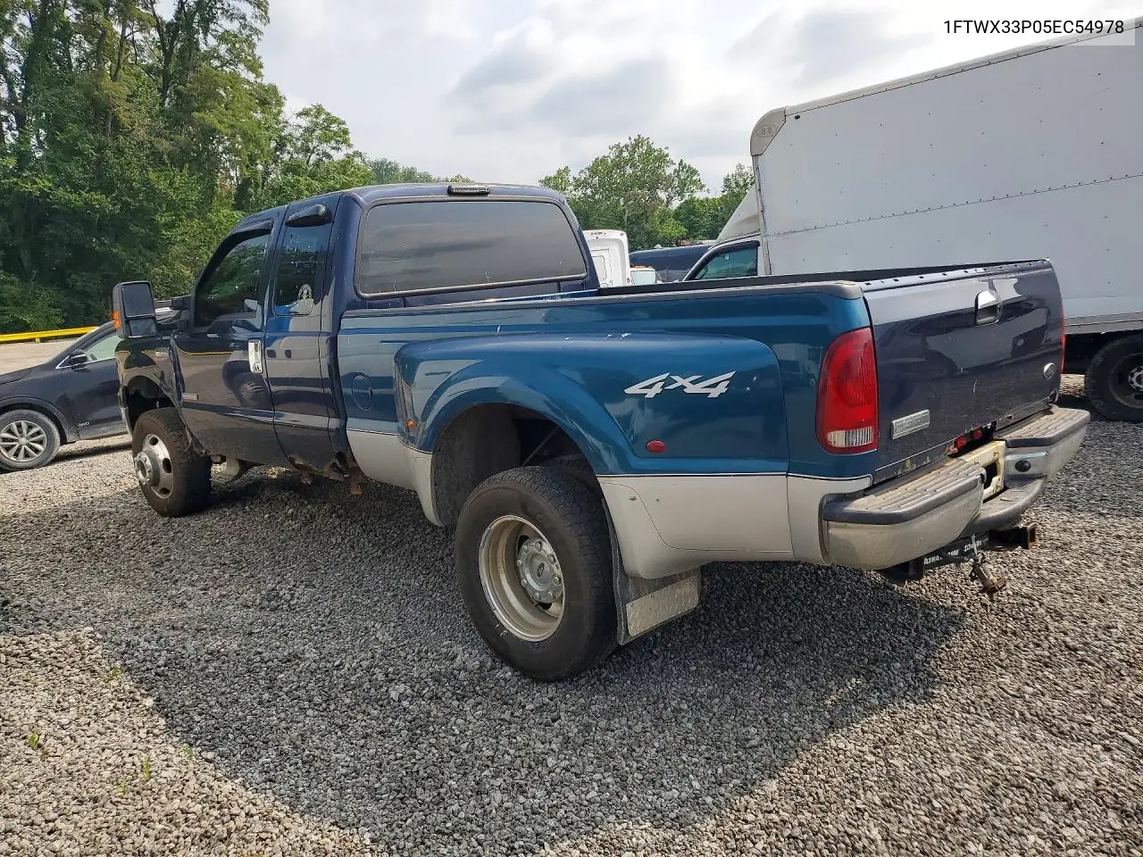 2005 Ford F350 Super Duty VIN: 1FTWX33P05EC54978 Lot: 61020186