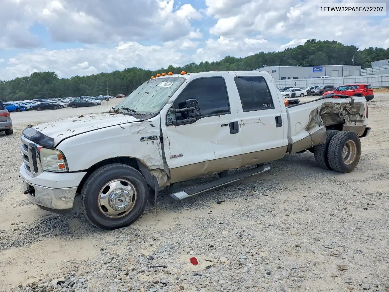 2005 Ford F350 Super Duty VIN: 1FTWW32P65EA72707 Lot: 61112676