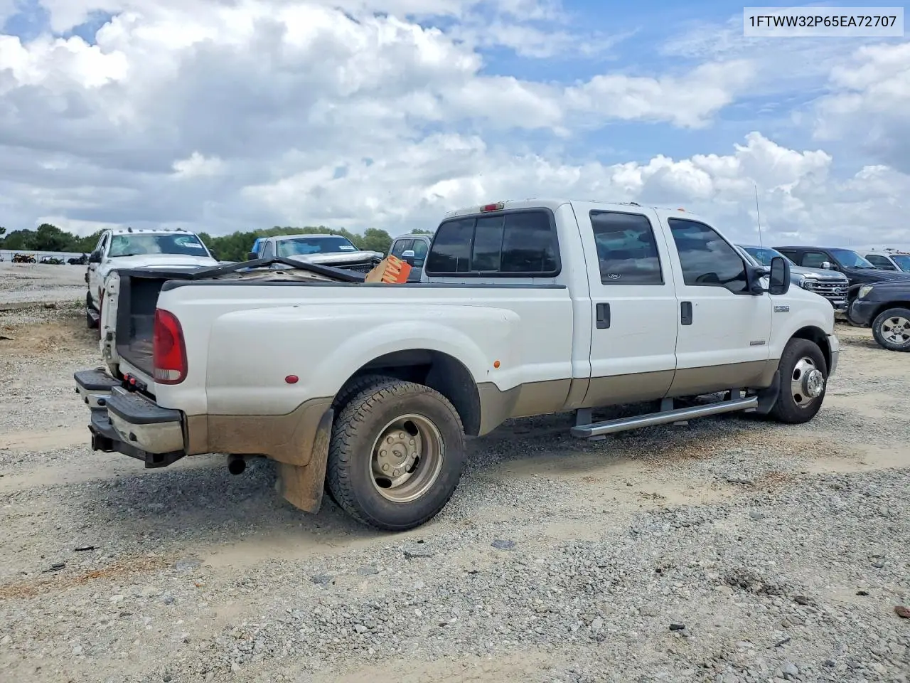 2005 Ford F350 Super Duty VIN: 1FTWW32P65EA72707 Lot: 61112676