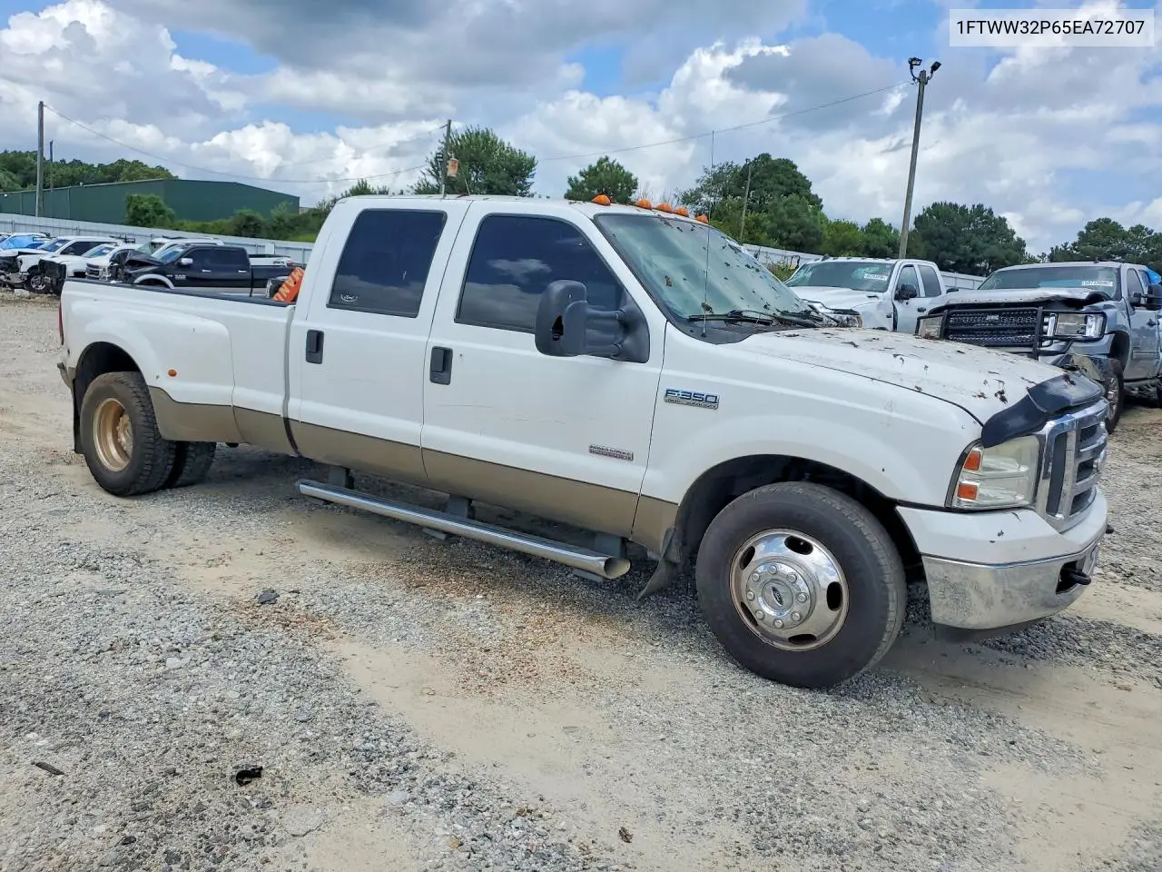 2005 Ford F350 Super Duty VIN: 1FTWW32P65EA72707 Lot: 61112676