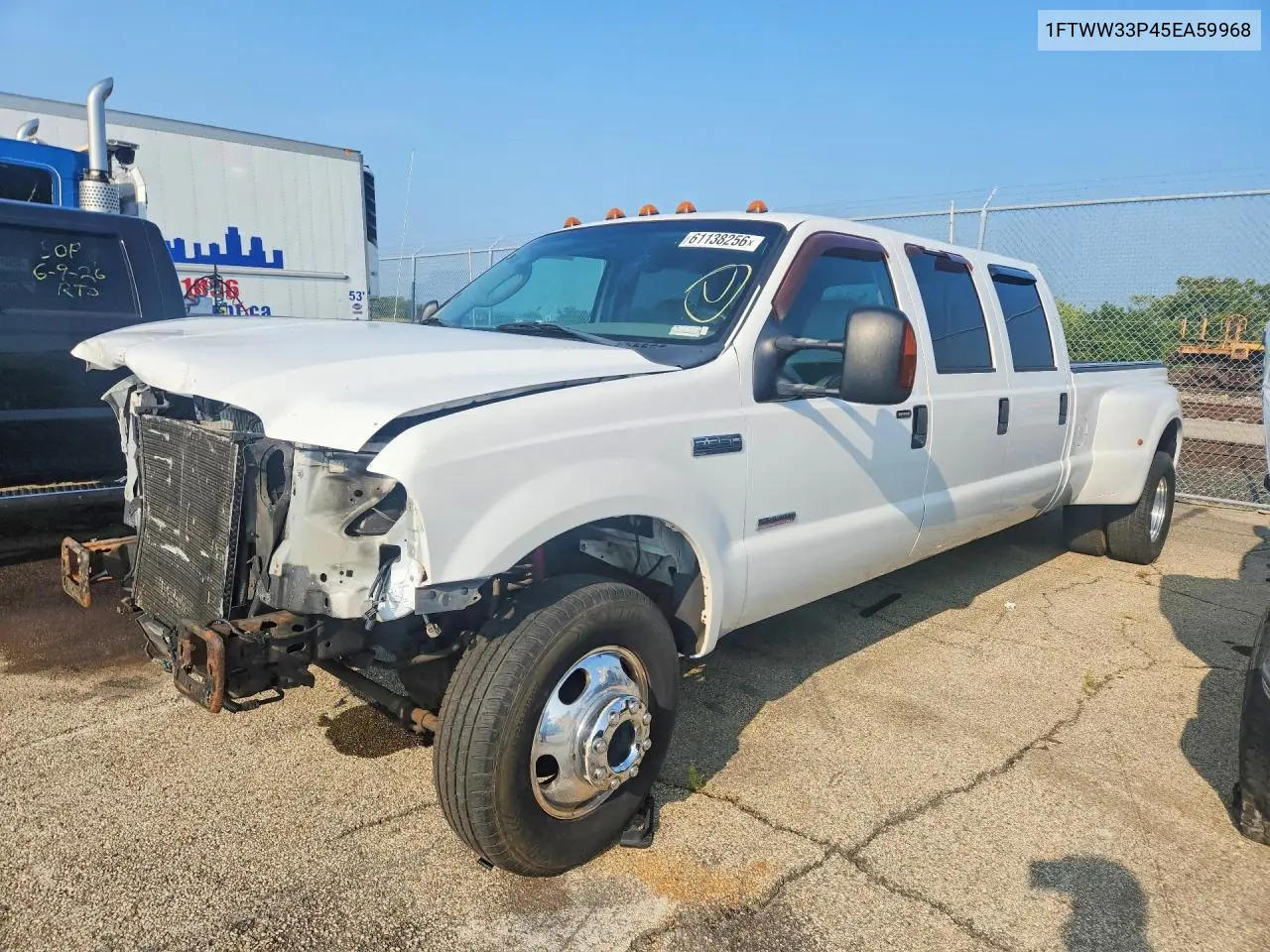 2005 Ford F350 Super Duty VIN: 1FTWW33P45EA59968 Lot: 61138256