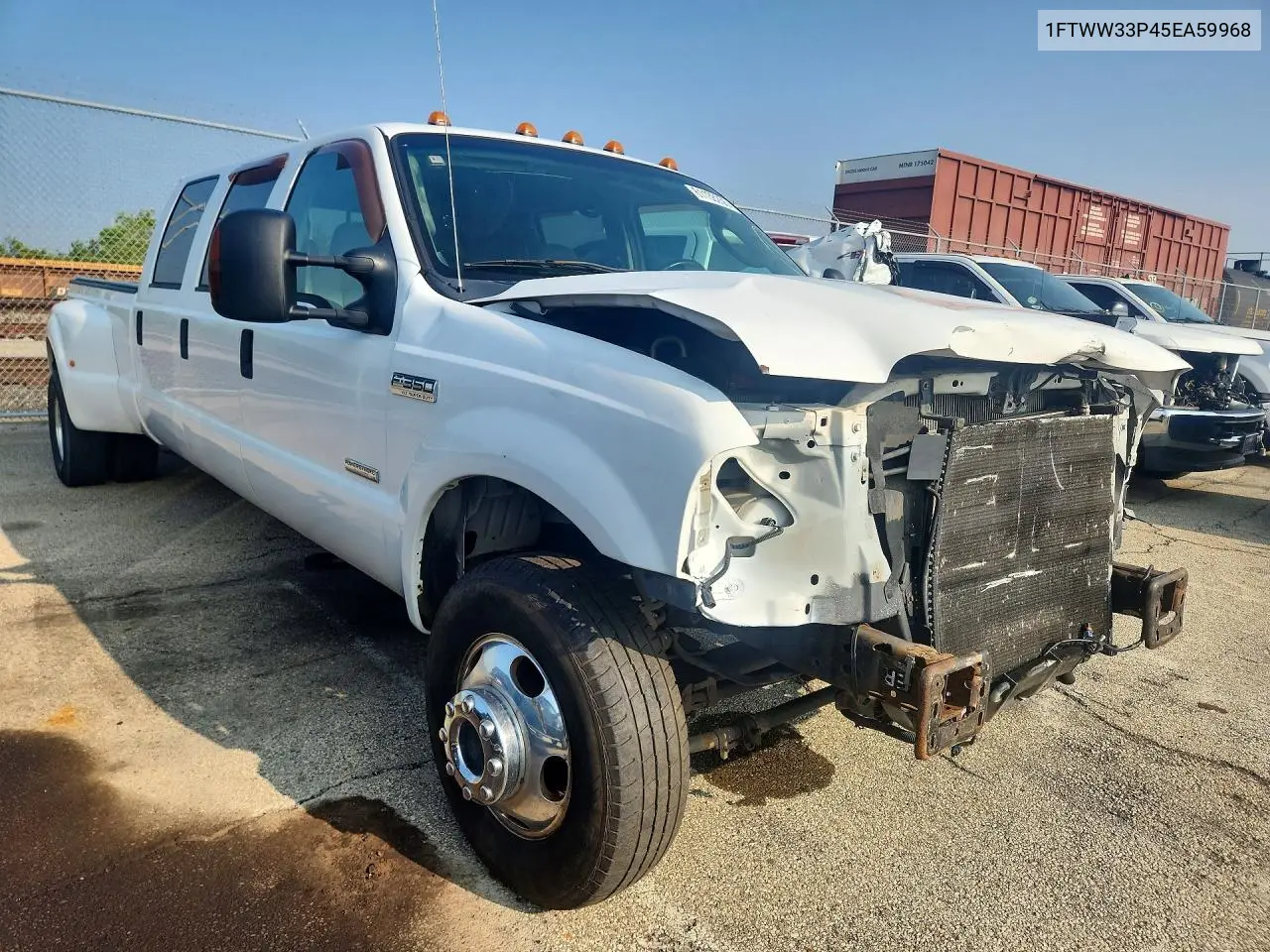2005 Ford F350 Super Duty VIN: 1FTWW33P45EA59968 Lot: 61138256