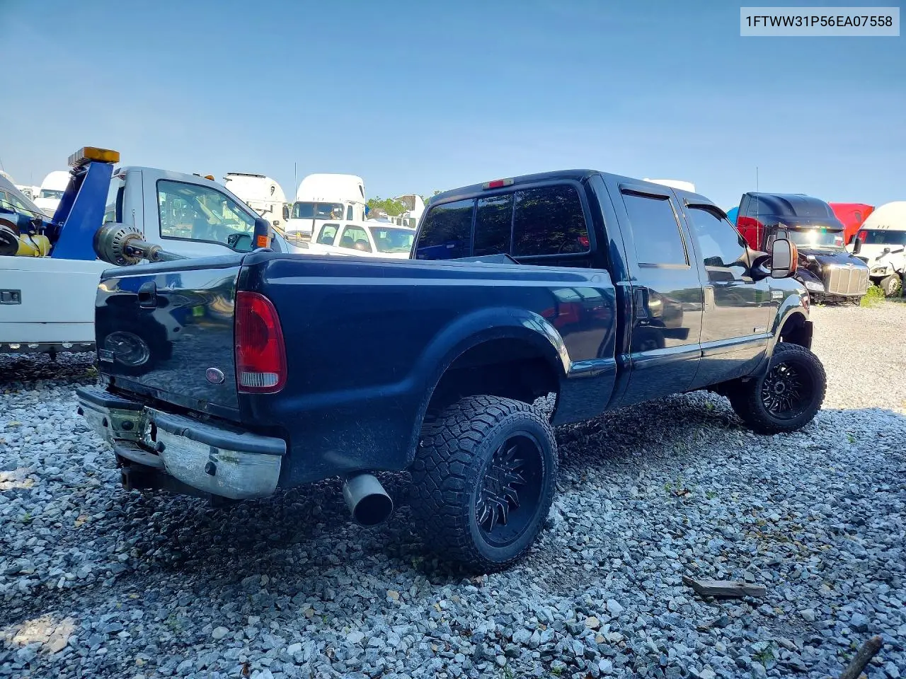 2006 Ford F350 Srw Super Duty VIN: 1FTWW31P56EA07558 Lot: 57652366