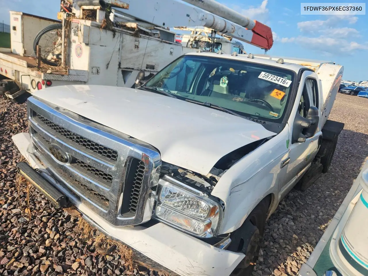 2006 Ford F350 Super - Truck Parts VIN: 1FDWF36PX6EC37360 Lot: 59723416