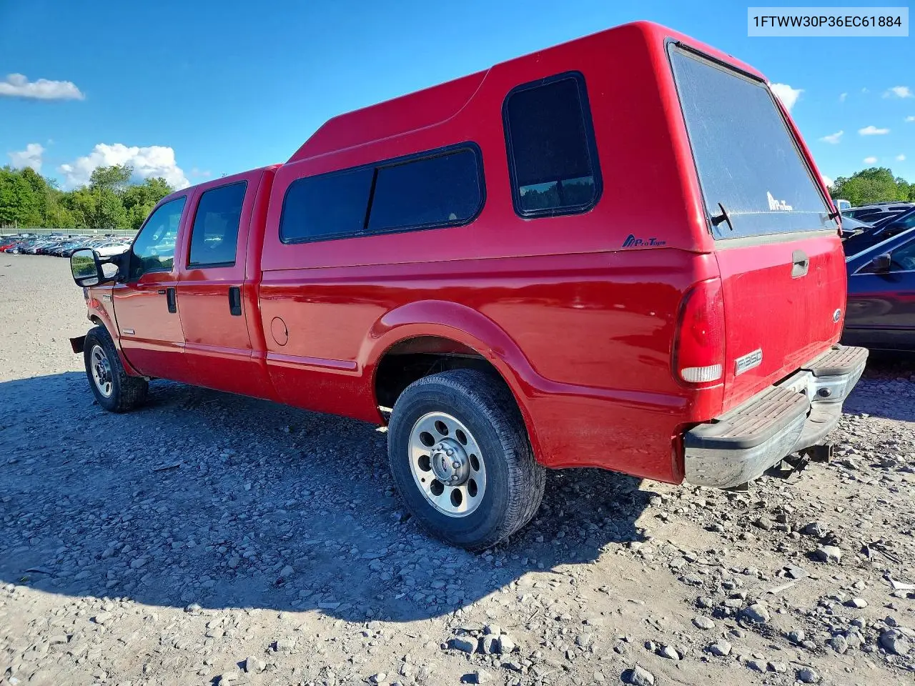 2006 Ford F350 Srw Super Duty VIN: 1FTWW30P36EC61884 Lot: 59844156