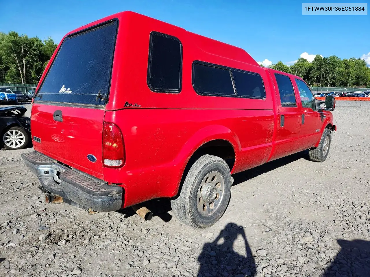 2006 Ford F350 Srw Super Duty VIN: 1FTWW30P36EC61884 Lot: 59844156