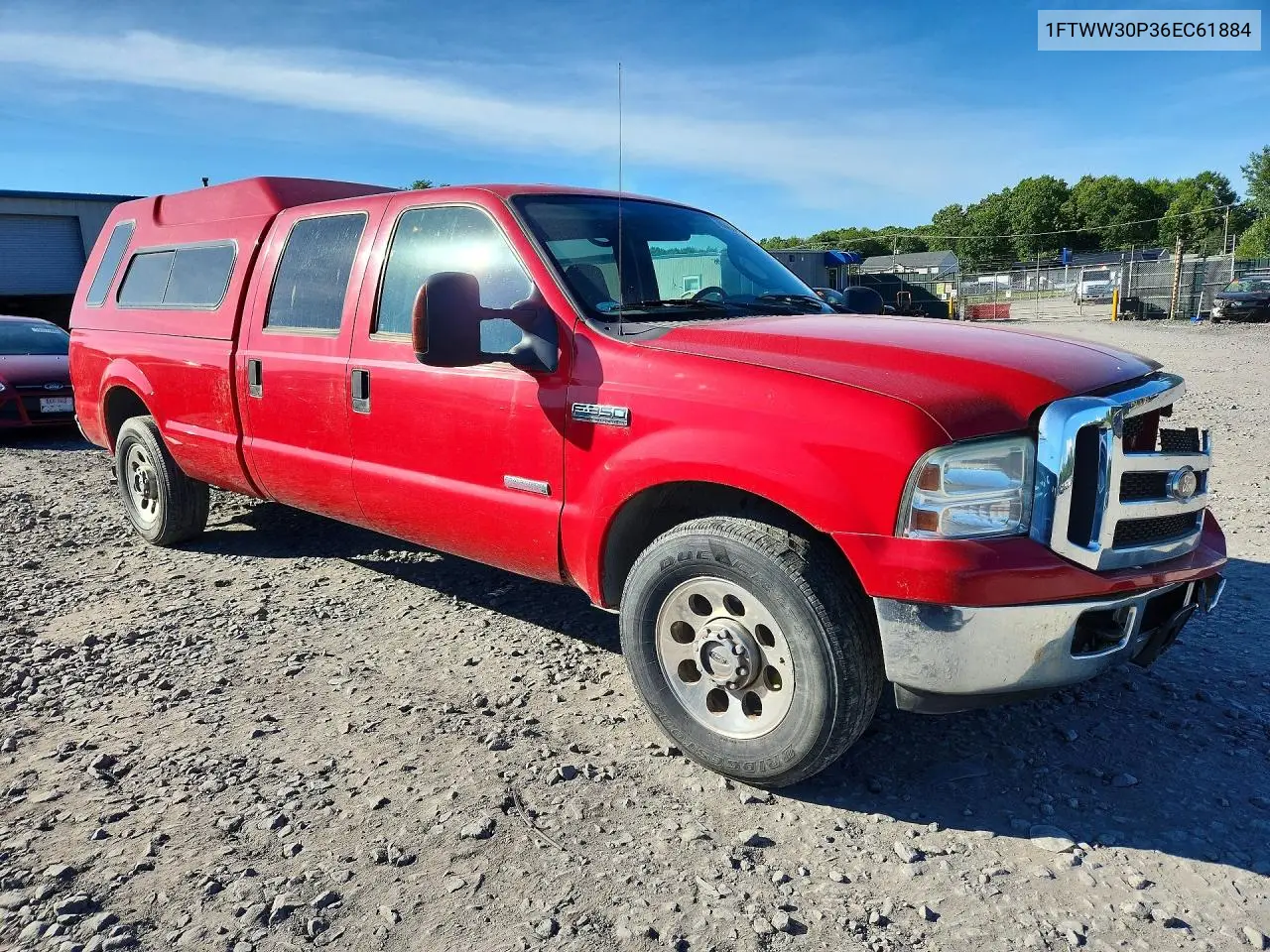 2006 Ford F350 Srw Super Duty VIN: 1FTWW30P36EC61884 Lot: 59844156