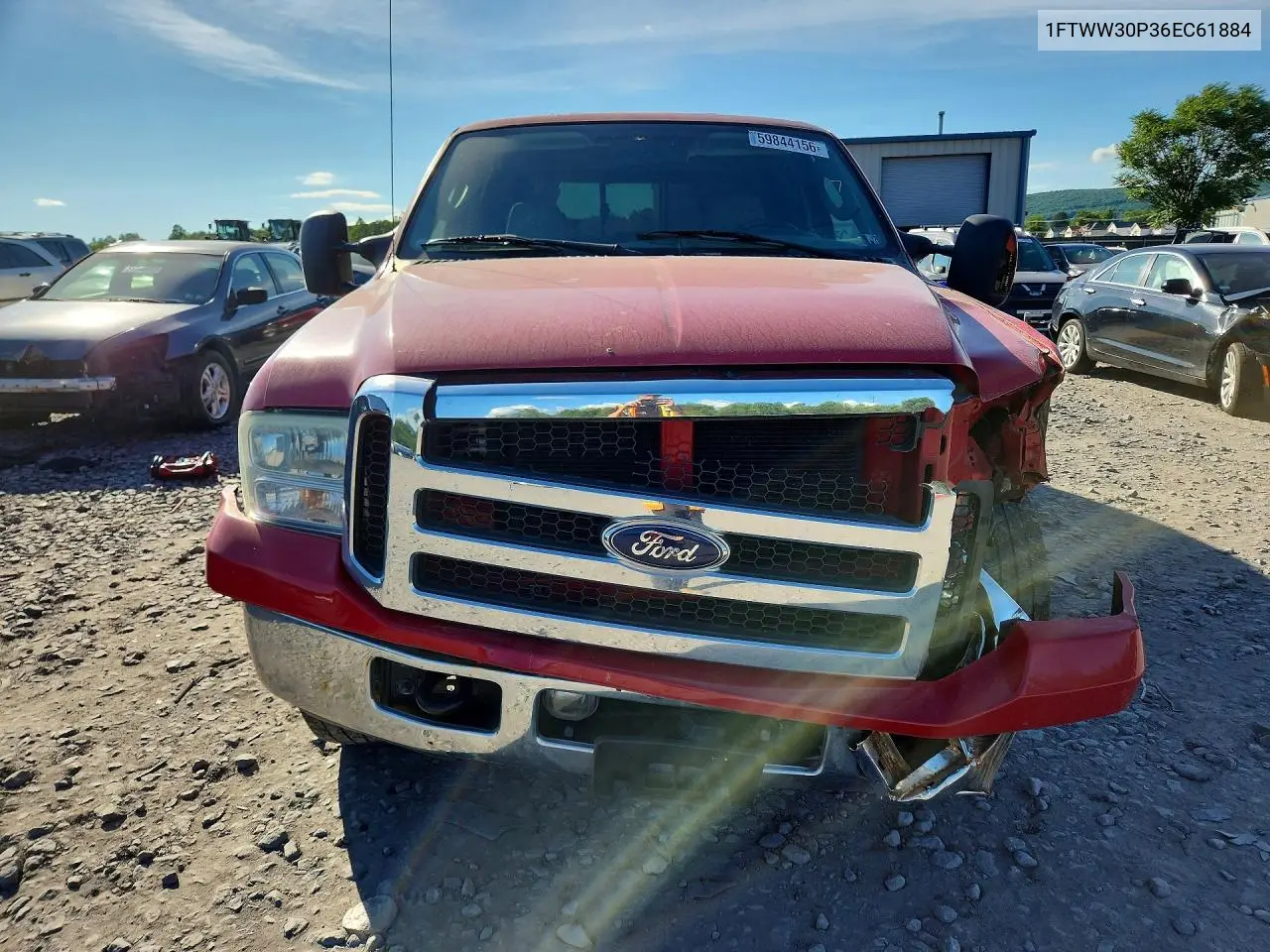 2006 Ford F350 Srw Super Duty VIN: 1FTWW30P36EC61884 Lot: 59844156