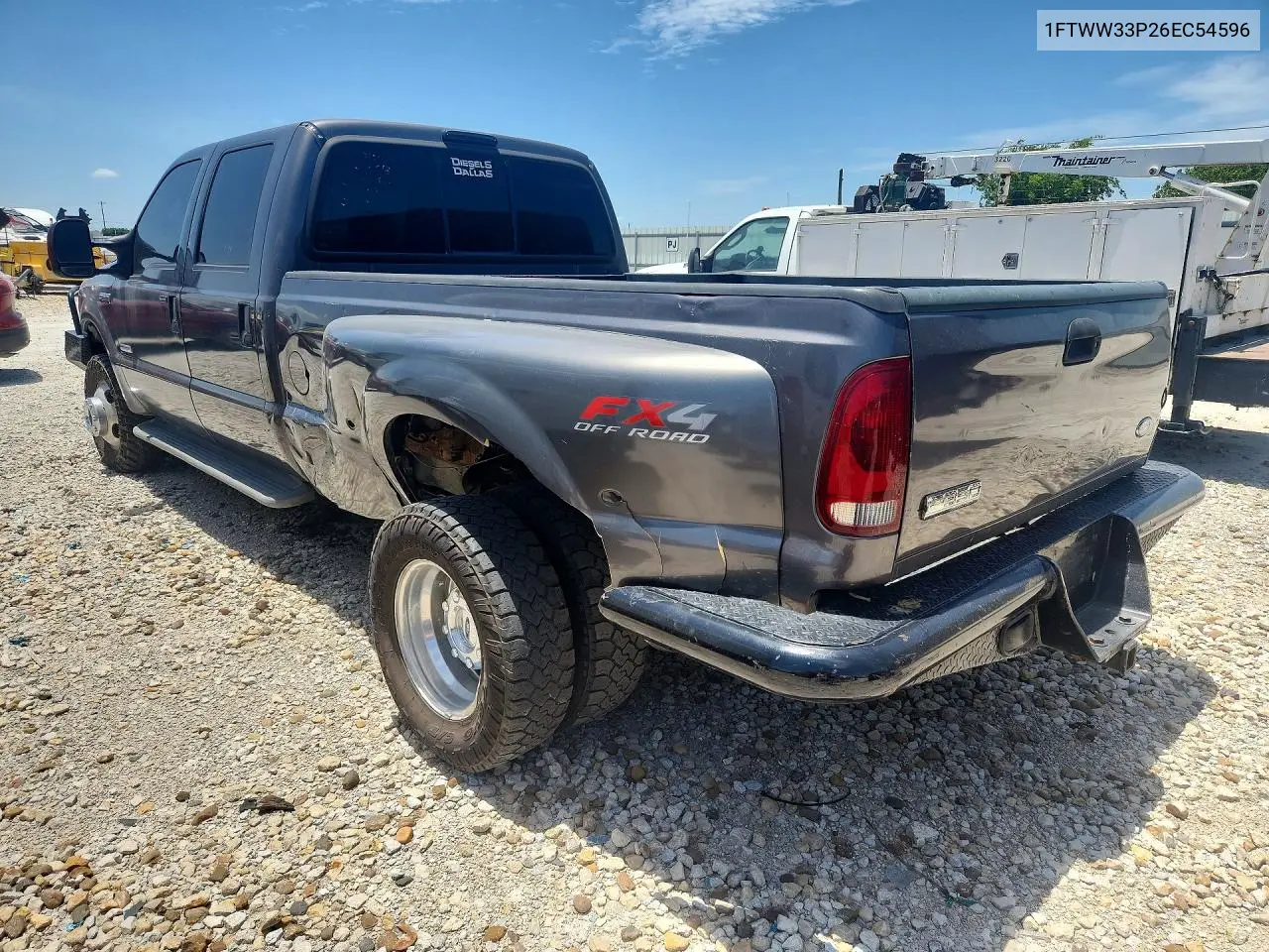 2006 Ford F350 Super Duty VIN: 1FTWW33P26EC54596 Lot: 59846636