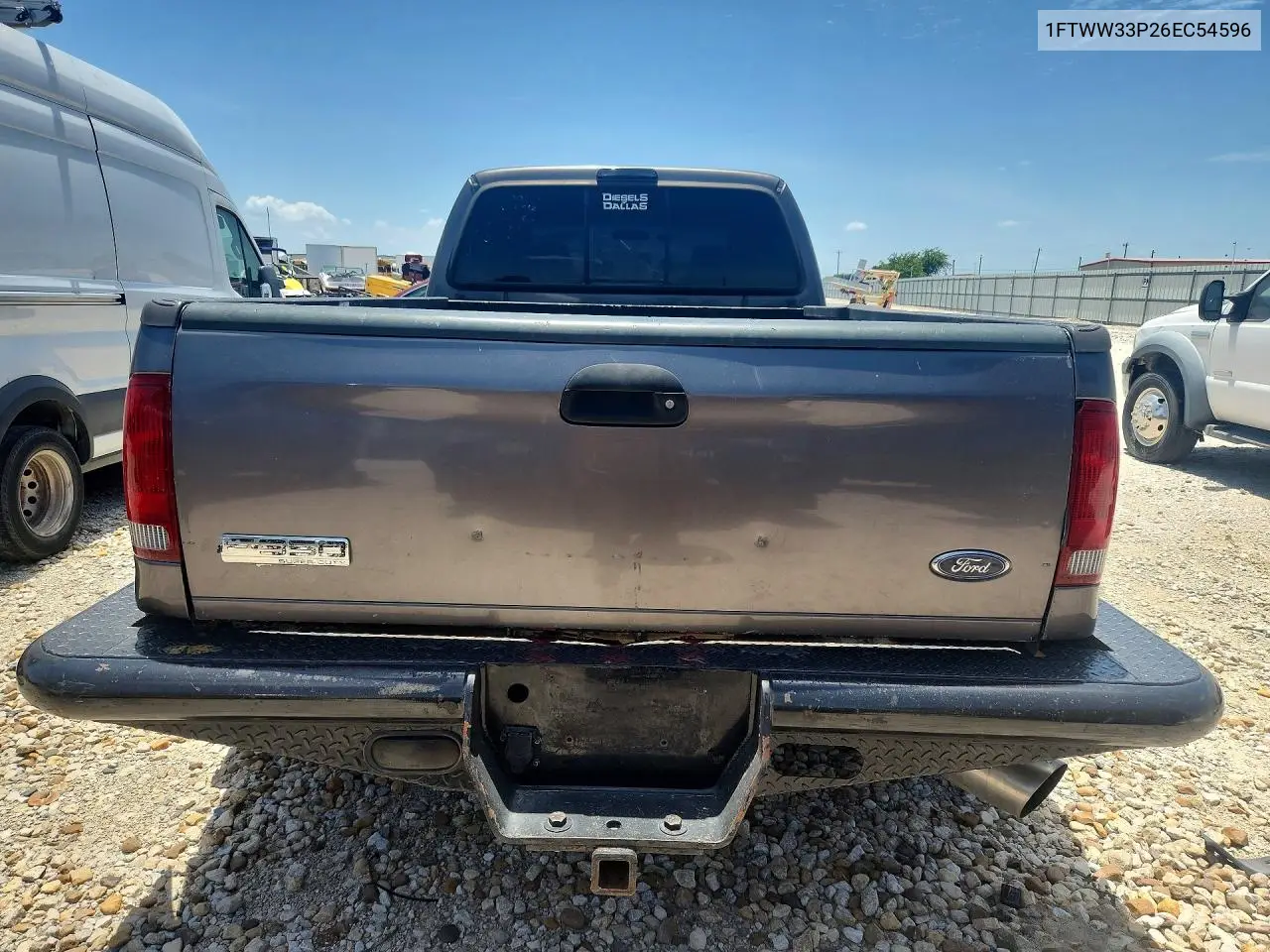 2006 Ford F350 Super Duty VIN: 1FTWW33P26EC54596 Lot: 59846636