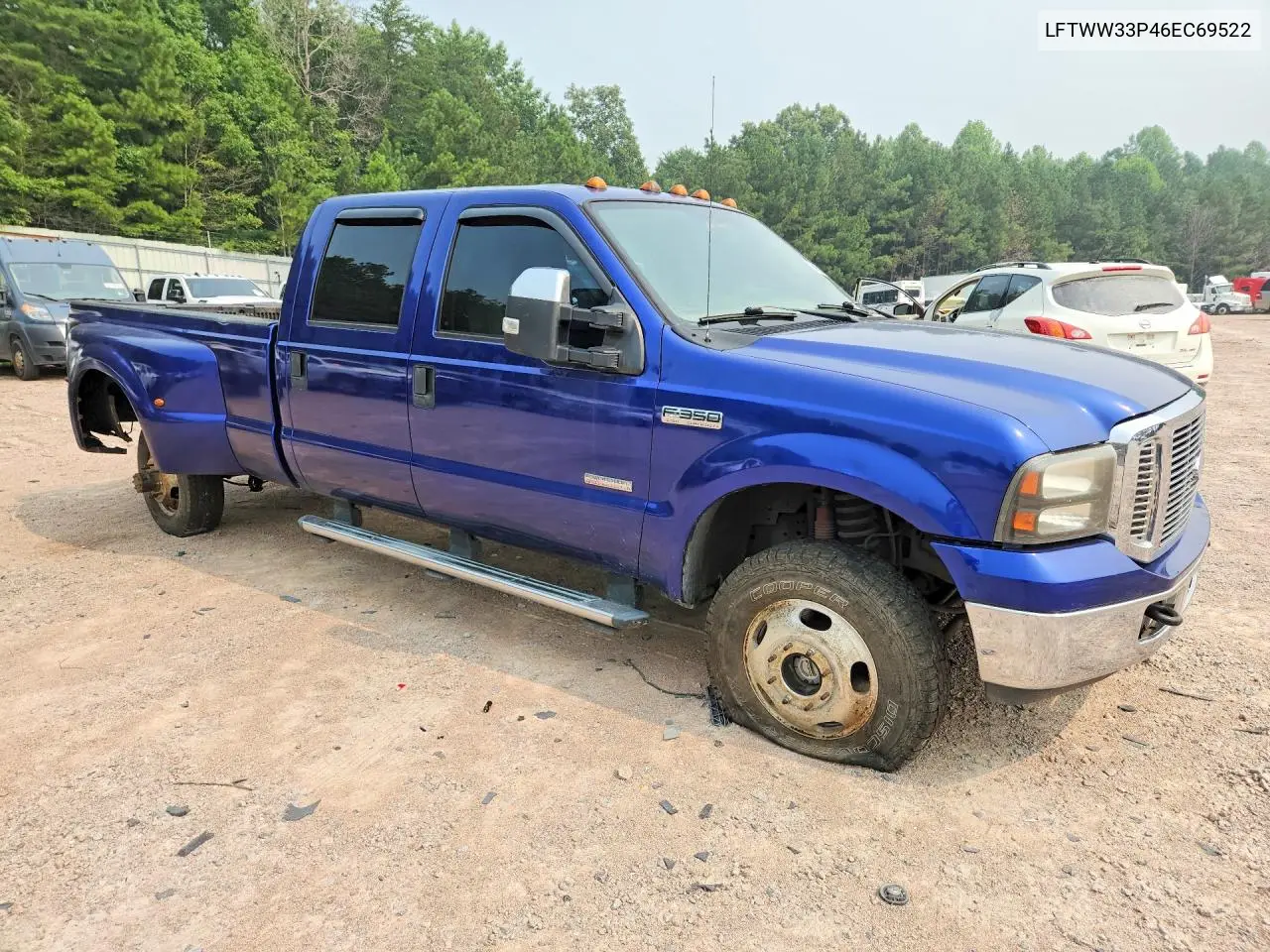 2006 Ford F350 Super Duty VIN: 1FTWW33P46EC69522 Lot: 59950626
