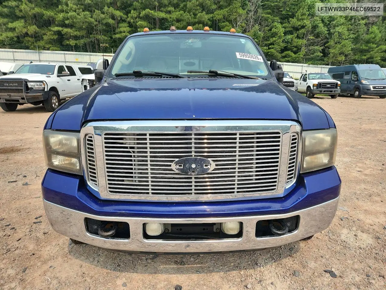 2006 Ford F350 Super Duty VIN: 1FTWW33P46EC69522 Lot: 59950626