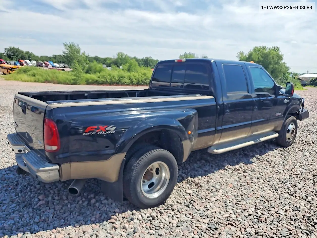 2006 Ford F350 Super Duty VIN: 1FTWW33P26EB08683 Lot: 60017216