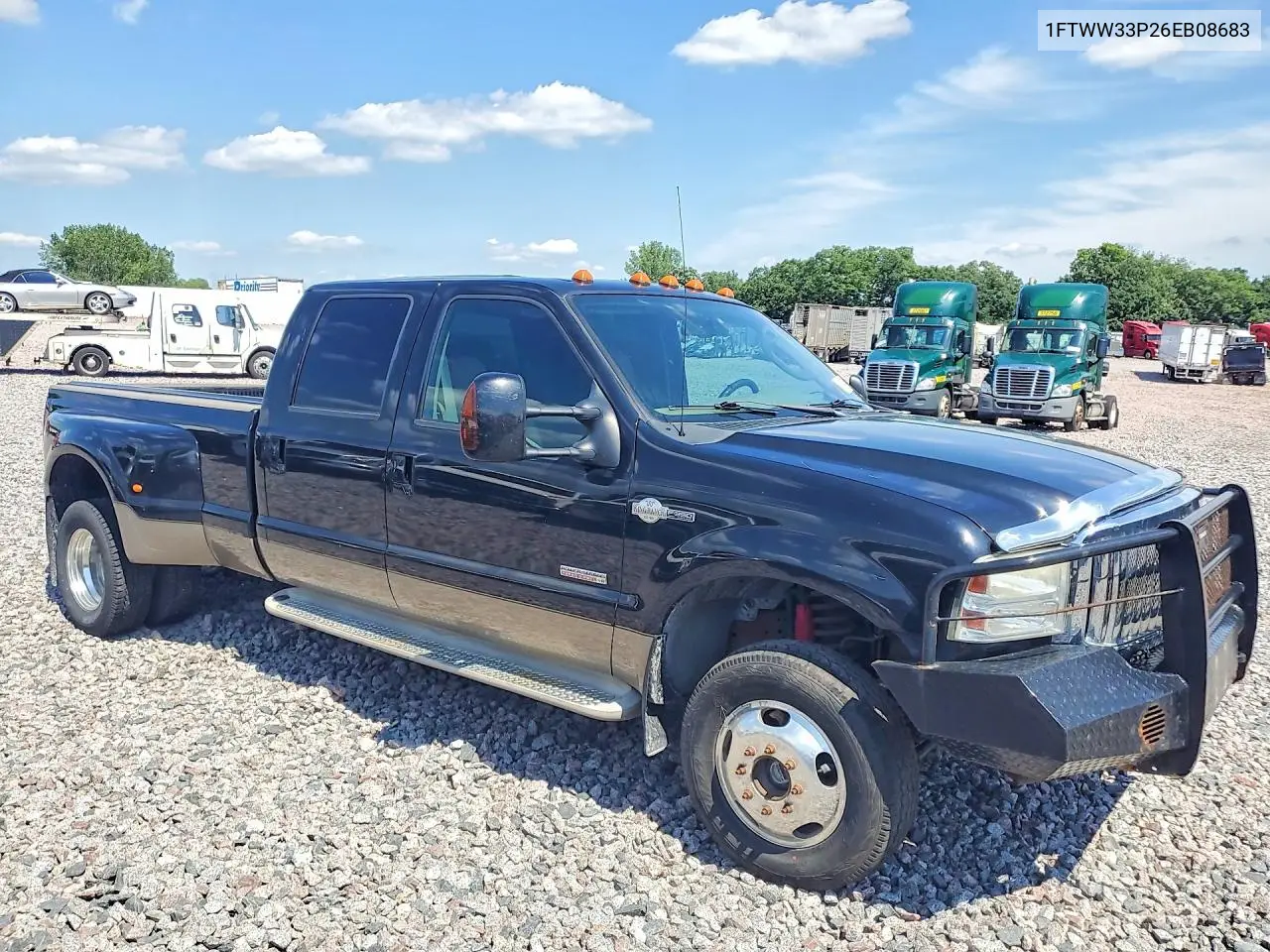 2006 Ford F350 Super Duty VIN: 1FTWW33P26EB08683 Lot: 60017216