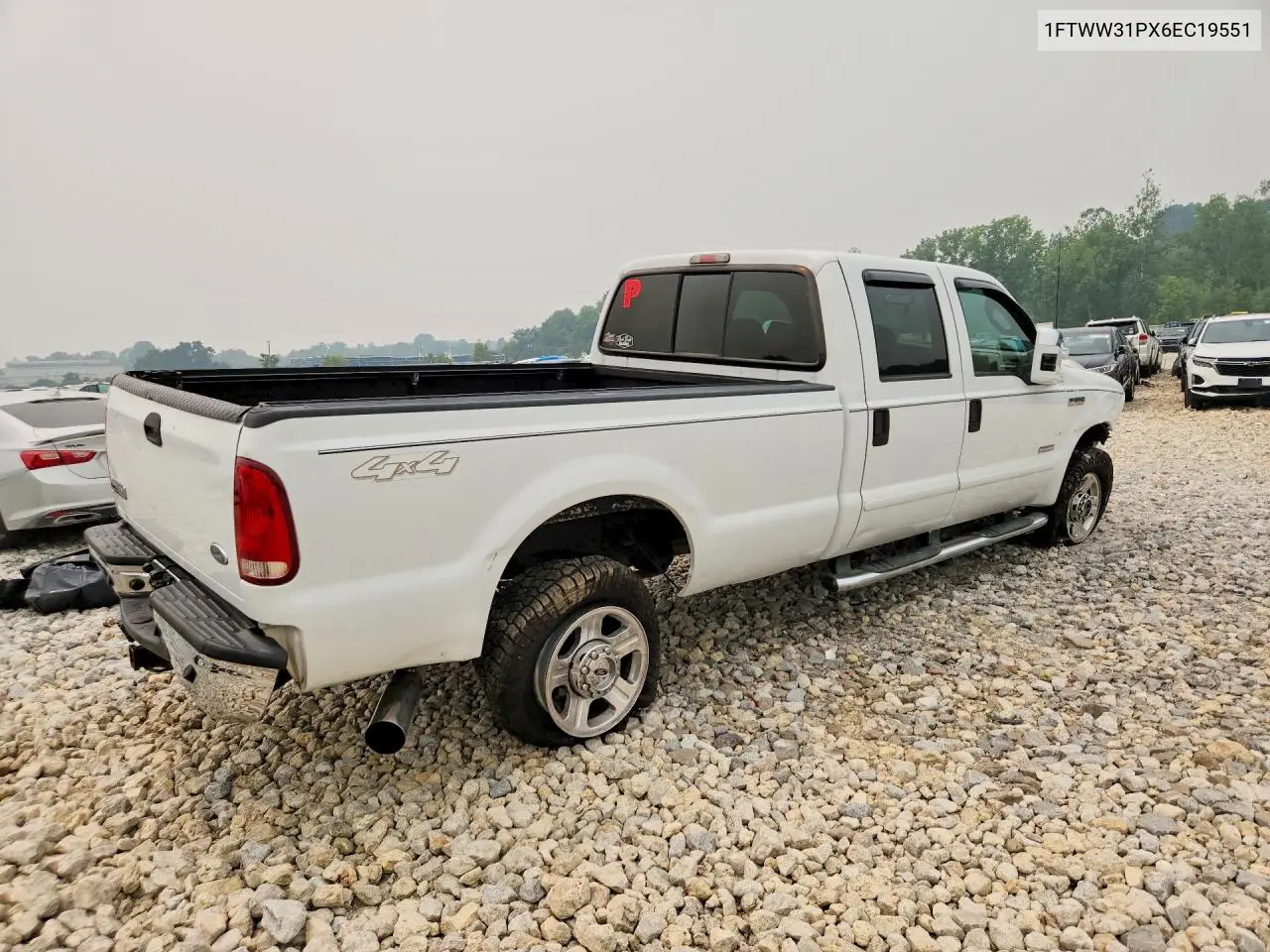 2006 Ford F350 Srw Super Duty VIN: 1FTWW31PX6EC19551 Lot: 60139966