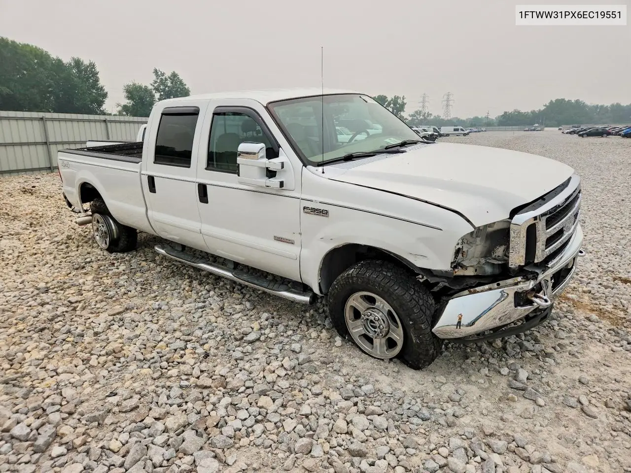 2006 Ford F350 Srw Super Duty VIN: 1FTWW31PX6EC19551 Lot: 60139966
