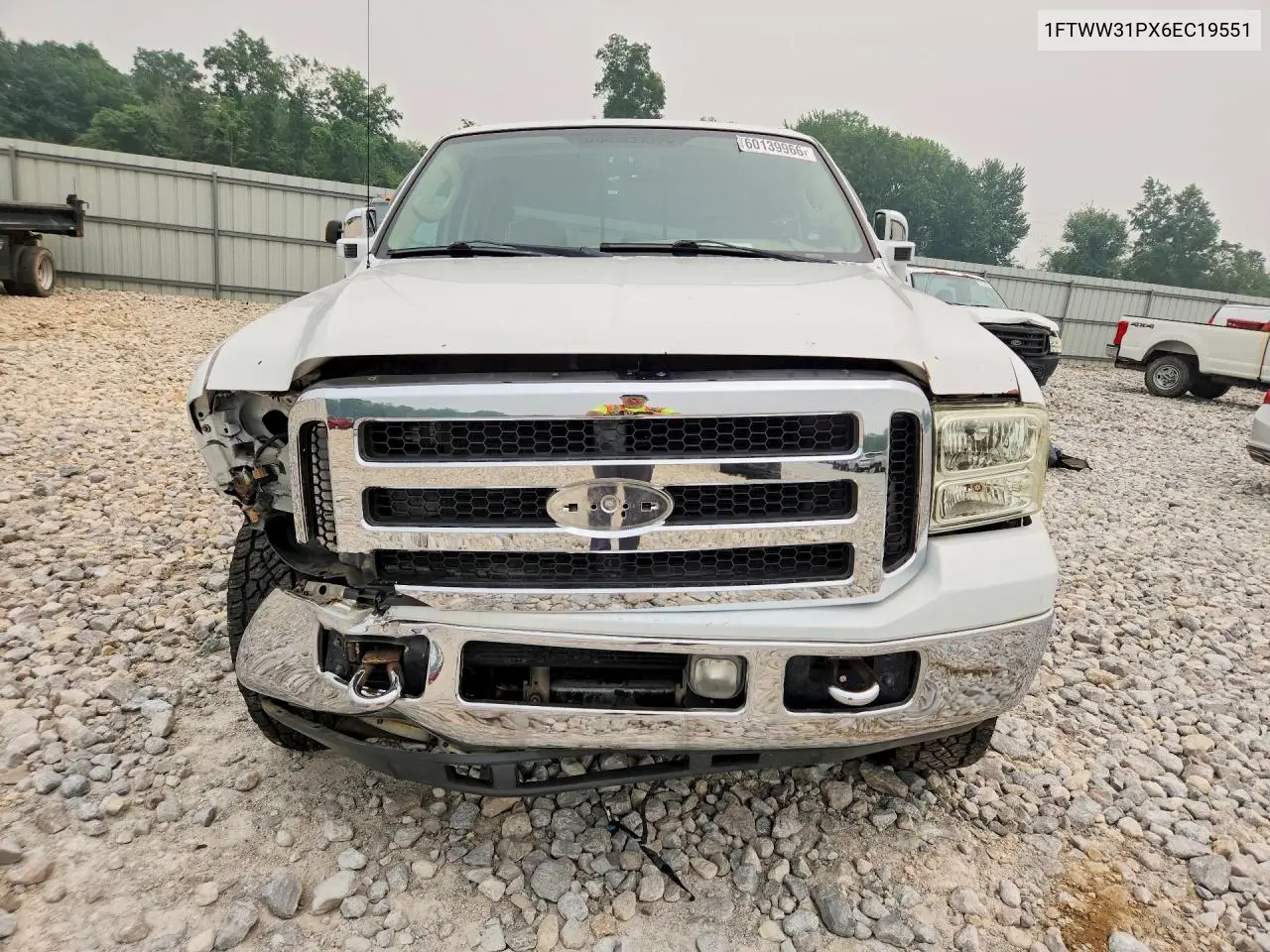 2006 Ford F350 Srw Super Duty VIN: 1FTWW31PX6EC19551 Lot: 60139966
