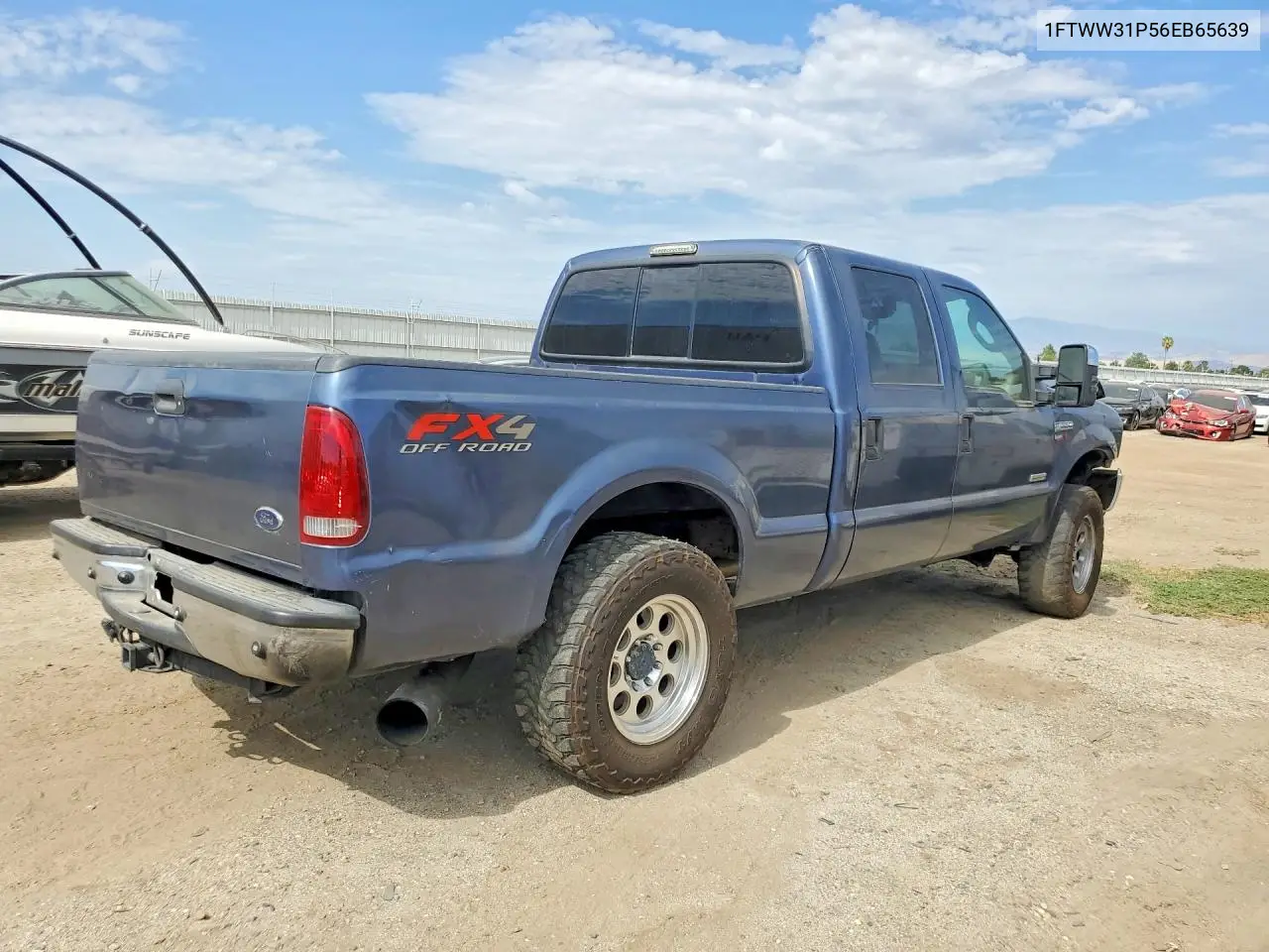 2006 Ford F350 Srw Super Duty VIN: 1FTWW31P56EB65639 Lot: 60696426
