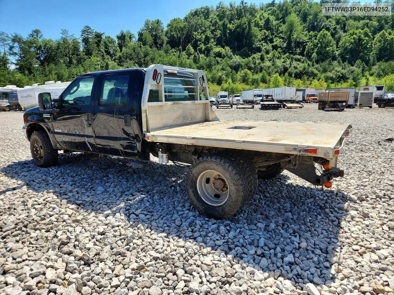 2006 Ford F350 Super Duty VIN: 1FTWW33P16ED94252 Lot: 60721136