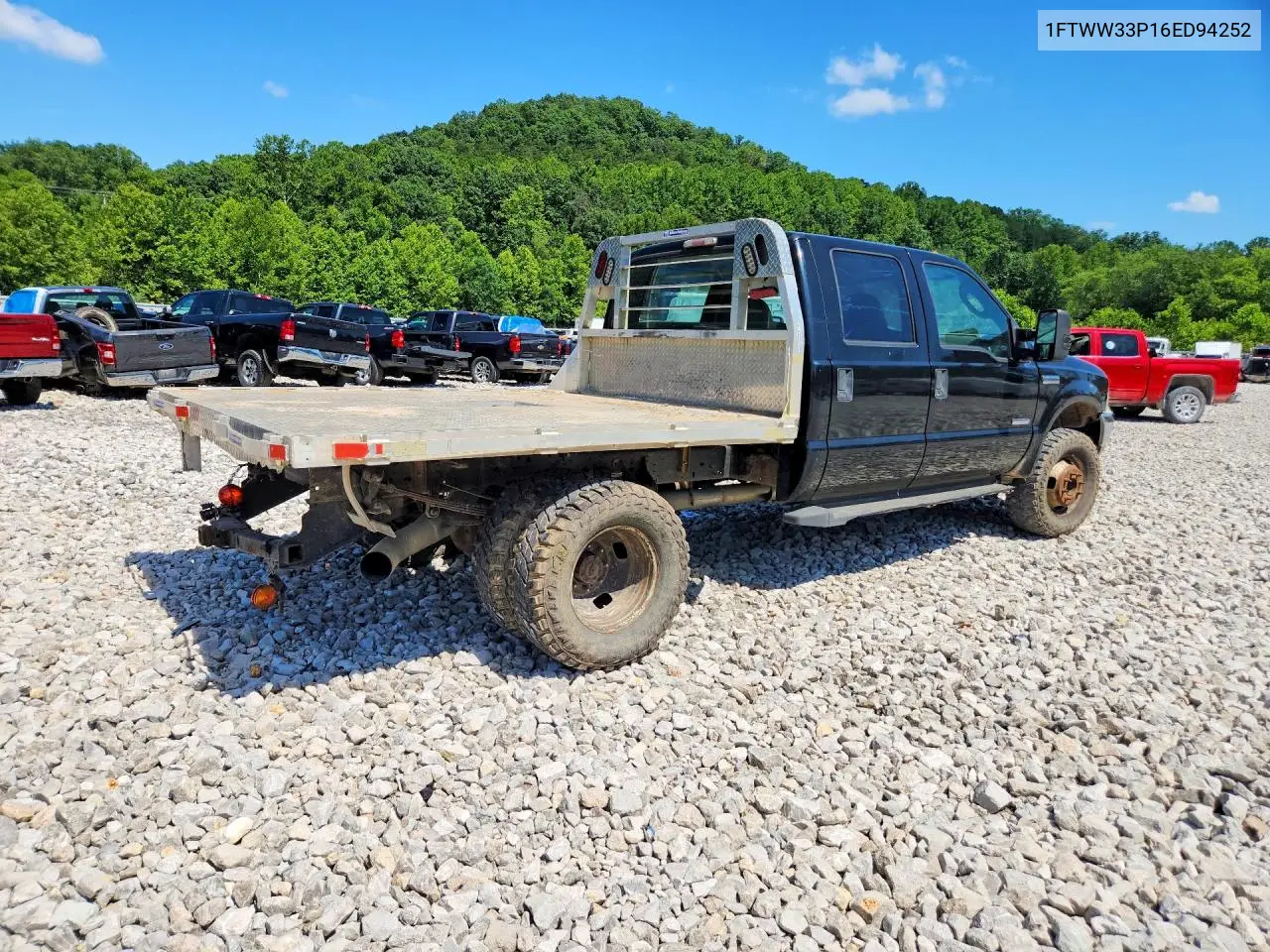 2006 Ford F350 Super Duty VIN: 1FTWW33P16ED94252 Lot: 60721136