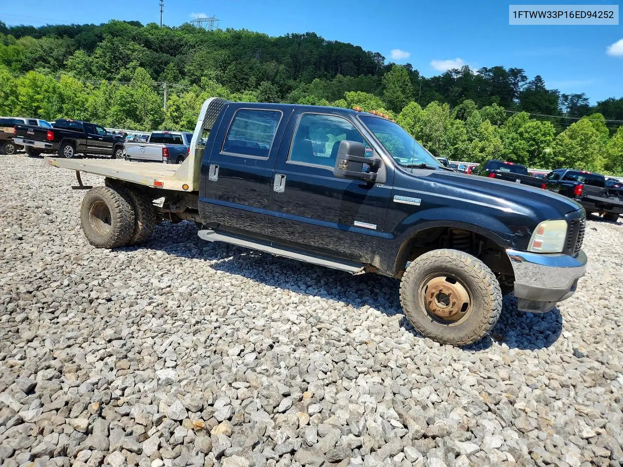 2006 Ford F350 Super Duty VIN: 1FTWW33P16ED94252 Lot: 60721136