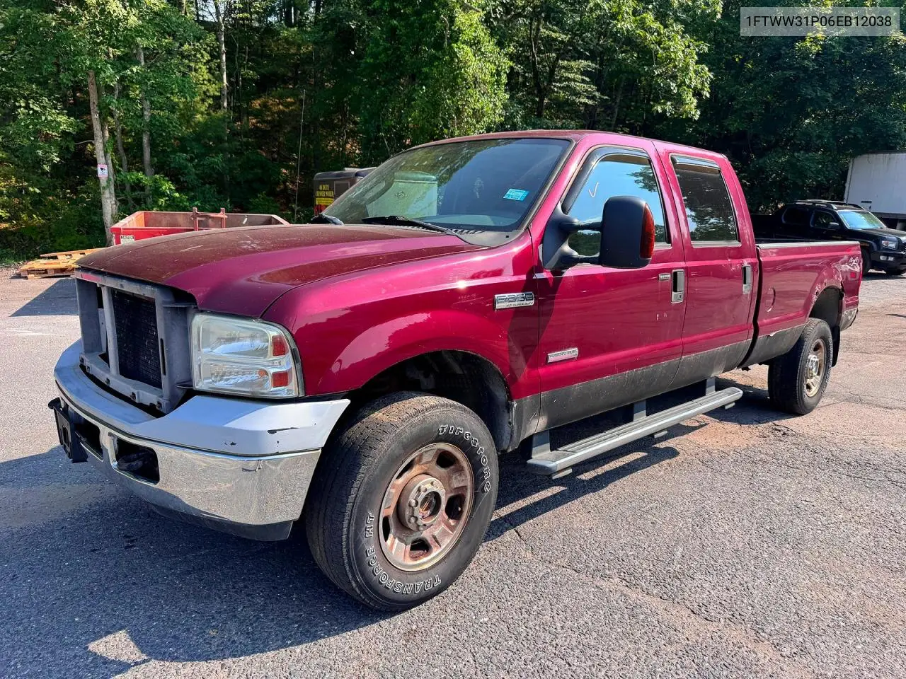 2006 Ford F350 Srw S VIN: 1FTWW31P06EB12038 Lot: 61515116