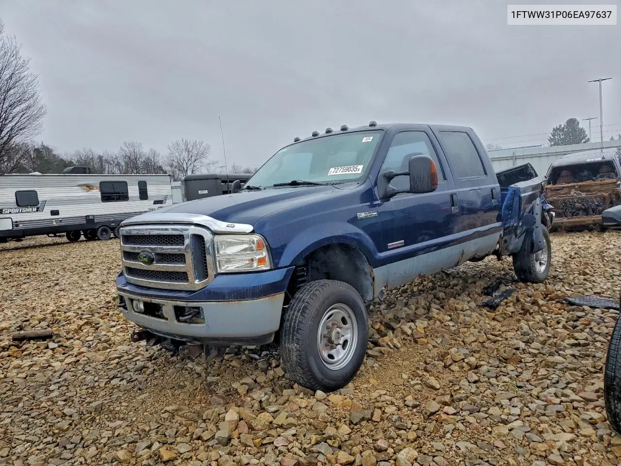 1FTWW31P06EA97637 2006 Ford F350 Srw Super Duty