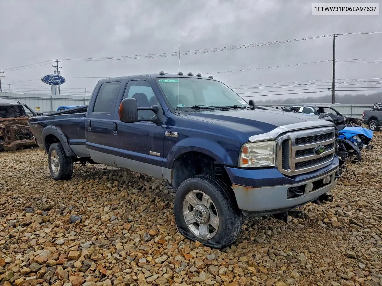 1FTWW31P06EA97637 2006 Ford F350 Srw Super Duty