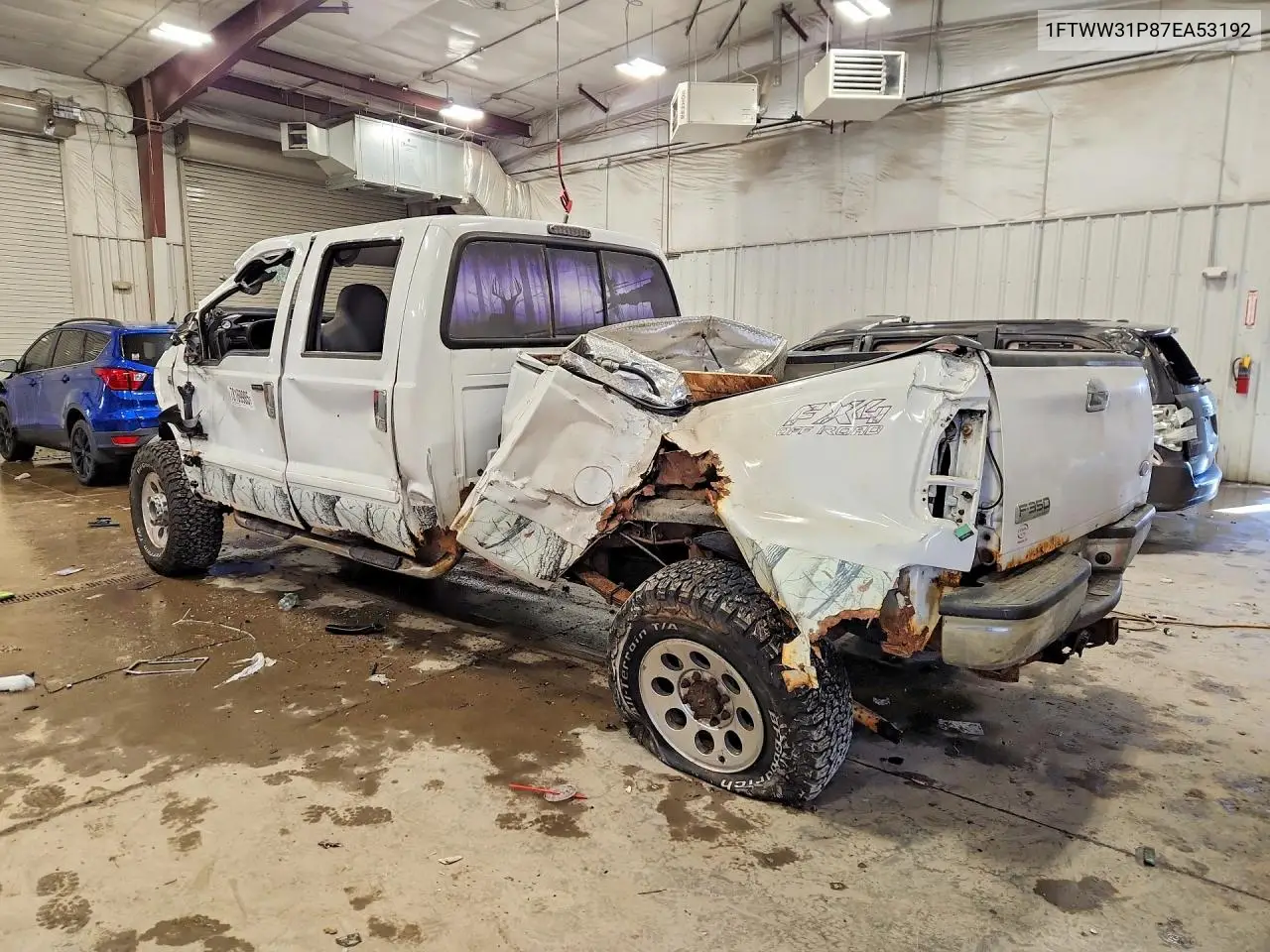 2007 Ford F350 Srw Super Duty VIN: 1FTWW31P87EA53192 Lot: 78169985