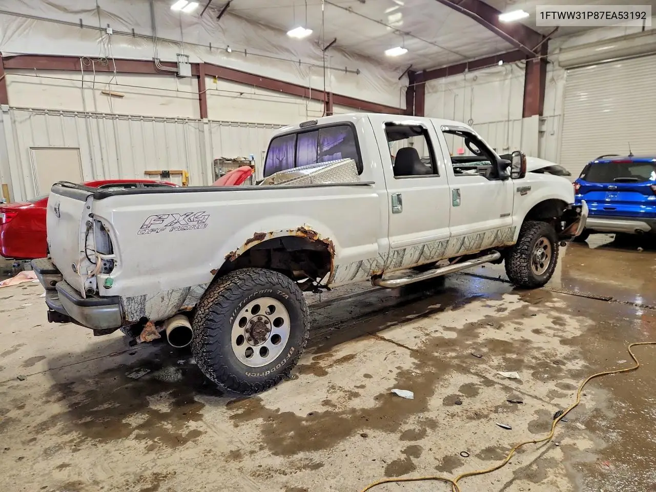 2007 Ford F350 Srw Super Duty VIN: 1FTWW31P87EA53192 Lot: 78169985