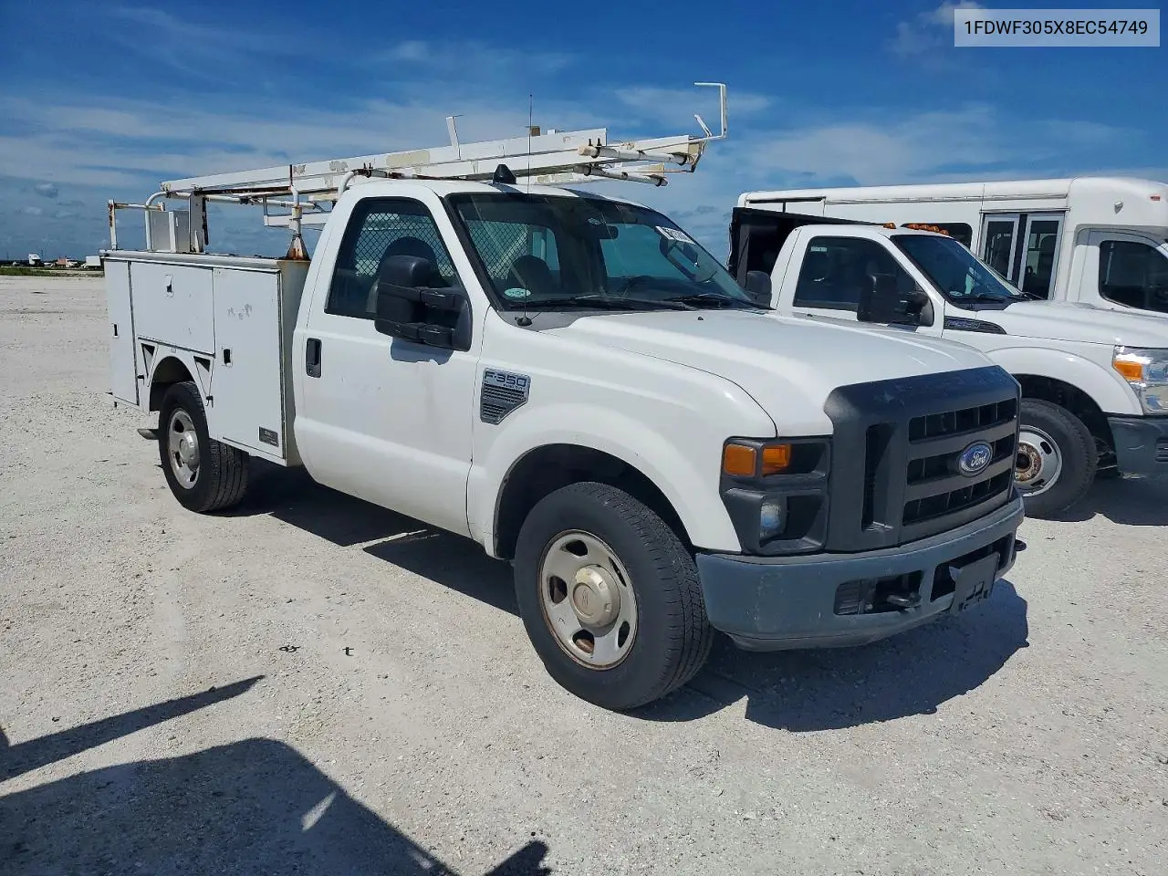 2008 Ford F350 Srw Super Duty VIN: 1FDWF305X8EC54749 Lot: 55815306
